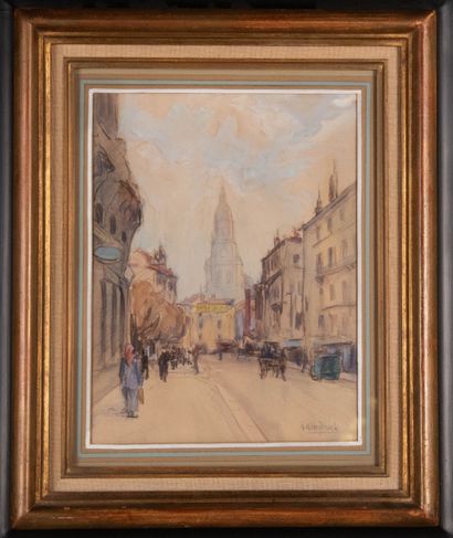 Georges HEYDRICK (1895-1951)
Rue d'Alsace...