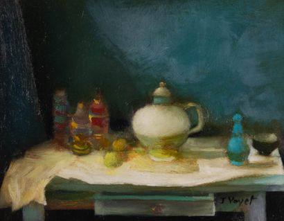 Jean VOYET (XXème siècle)
Nature morte à...