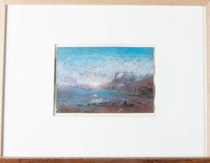Charles PELLETIER (1922-2005)
Vue de Constantinople
Pastel...