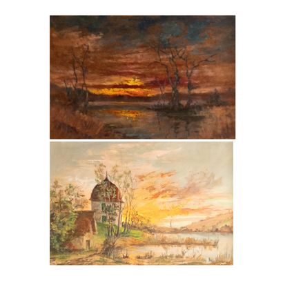 Joseph ROMAGNOL (1893-1981, Ecole de Morestel)
Paysages...