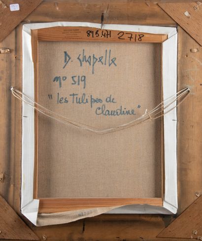 Dominique CHAPELLE (XX-XXIe siècle)
Les Tulipes...