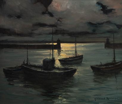 Alexandre Gabriel GAILLARD-DESCHAMPS (c.1903-1984)
Barques...