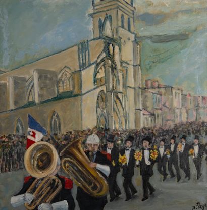 Emile PAYA (né en 1949)
Défilé des Classes...