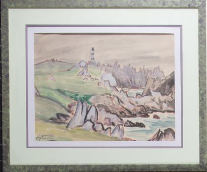 René-Yves CRESTON (1898 -1964)
Phare de Creac'h...