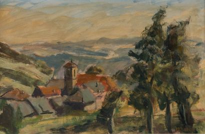 Marcelle BOTTON (1900-1982)
Vue de Borée...