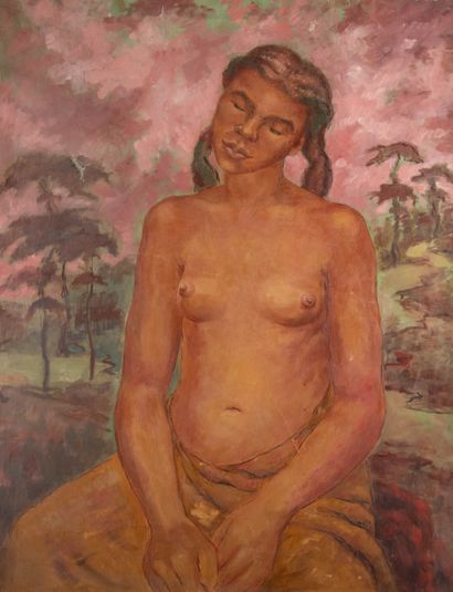 Tita BRUNNER-PORTERET (XIX-XX)
Jeune femme...