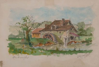 Joseph ROMAGNOL (1893-1981, Ecole de Morestel)
Paysages...