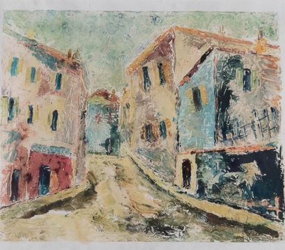 Gilbert CHAVAN (1929-1975)
Ruelle de village...