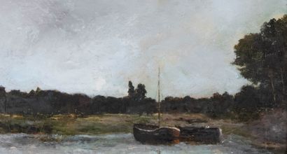 Ecole française du XXème siècle
Paysage aux...