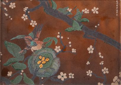 Vladimir KARPOFF (1904 - 1985)
Oiseau sur...