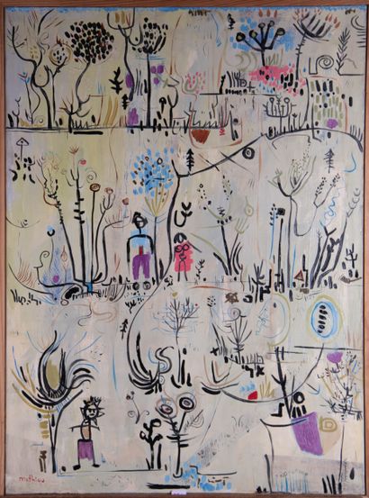 André MATHIAU (1933-2013)
Paysage onirique...