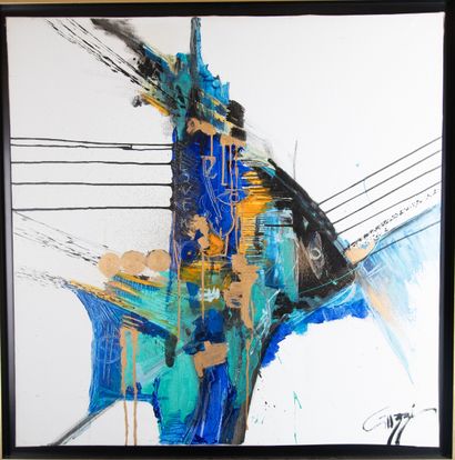 Harry GUZZI (Né en 1951)
Love
Huile sur toile,...