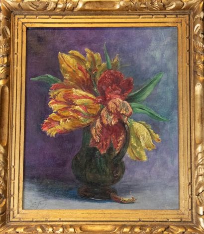 Charles JUNG (1865-1936)	
Tulipes dragonnes,...
