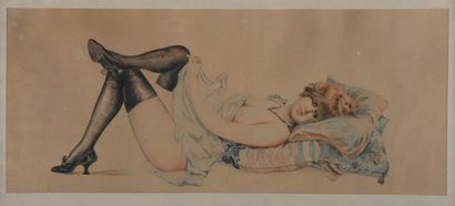 École française des années 1920 [Curiosa]
Jeune...