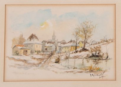 Joseph ROMAGNOL (1893-1981, Ecole de Morestel)...