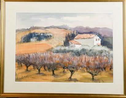 Nicolas SOLOKOFF (1899-1985)
Abricotiers...