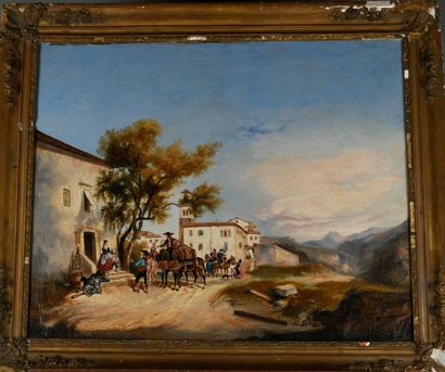Ecole espagnole du XIXème siècle
Le départ...