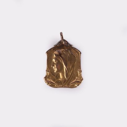 Medal of the Virgin Mary, numbered on reverse,...