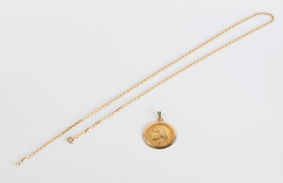 Necklace in 18K (750°/00) gold, including...