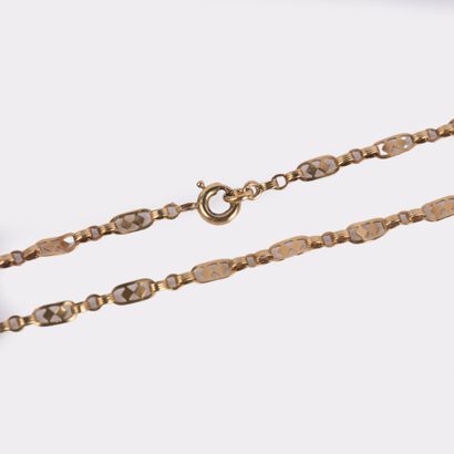 Necklace in 18K (750°/00) yellow gold, with...