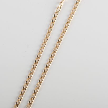Necklace in 18-carat (750 thousandths) yellow...