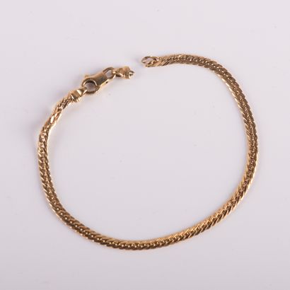 English-link bracelet, broken, in 18-carat...
