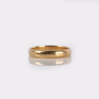 Alliance en or jaune 18 K (750°/00) 
Poids...