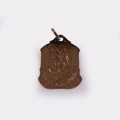 Medal of the Virgin Mary, numbered on reverse,...