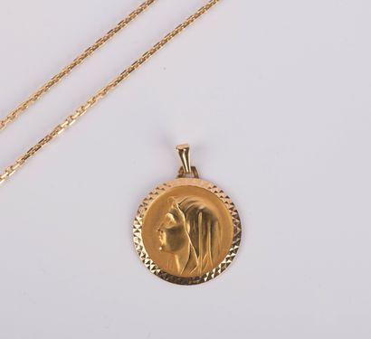 Necklace in 18K (750°/00) gold, including...