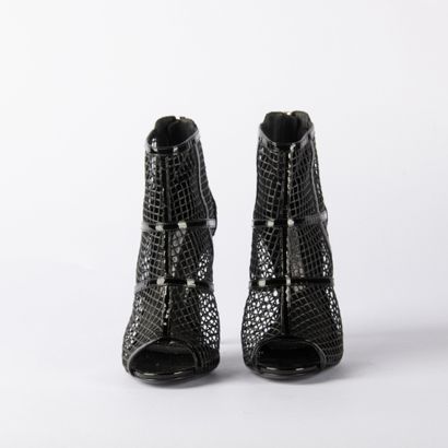 GIANMARCO LORENZI. Pair of stiletto sandals...