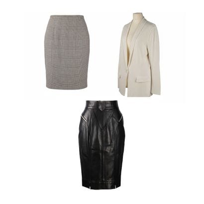 ALAÏA PARIS. Lot including a knee-length...
