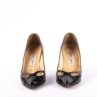 JIMMY CHOO. Lot including two pairs of pumps:...