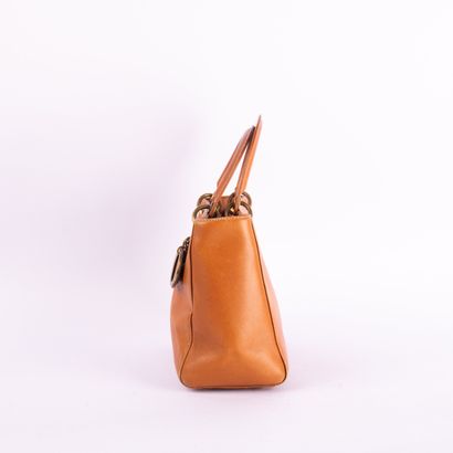 CHRISTIAN DIOR
Lady Dior bag in camel-colored...