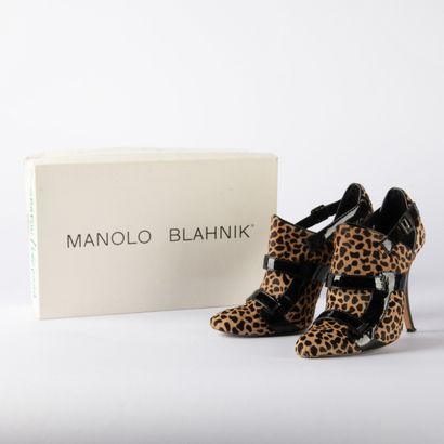 MANOLO BLAHNIK. Pair of Zografou sandals...