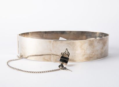 DOLCE GABBANA.
Rigid silver-plated metal...