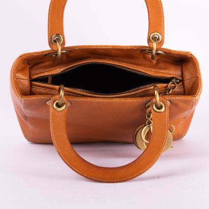 CHRISTIAN DIOR
Lady Dior bag in camel-colored...