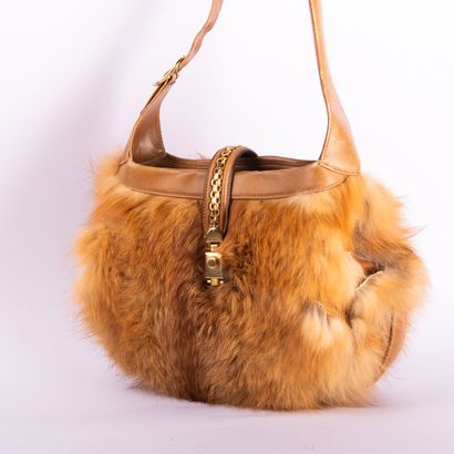 GUCCI. 
Circa 1970. Rare leather and fur...