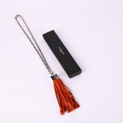 HELENE ZUBELDIA
Metal long necklace with...