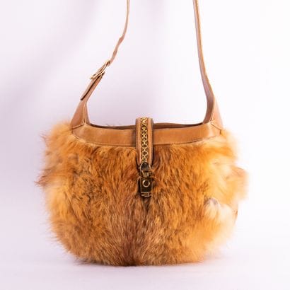 GUCCI. 
Circa 1970. Rare leather and fur...