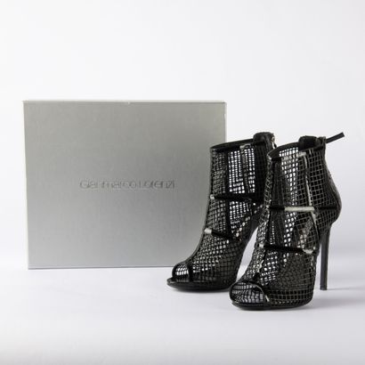 GIANMARCO LORENZI. Pair of stiletto sandals...