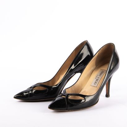 JIMMY CHOO. Lot including two pairs of pumps:...
