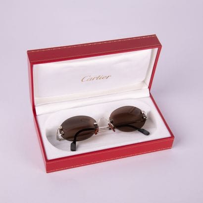 CARTIER
Sunglasses, in a case