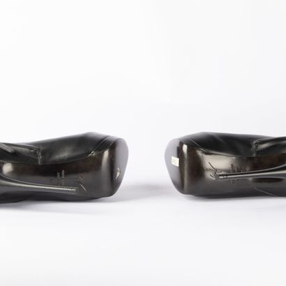 GIUSEPPE ZANOTTI. Pair of ankle boots in...