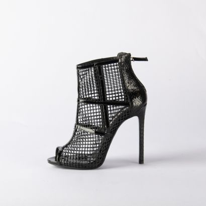GIANMARCO LORENZI. Pair of stiletto sandals...