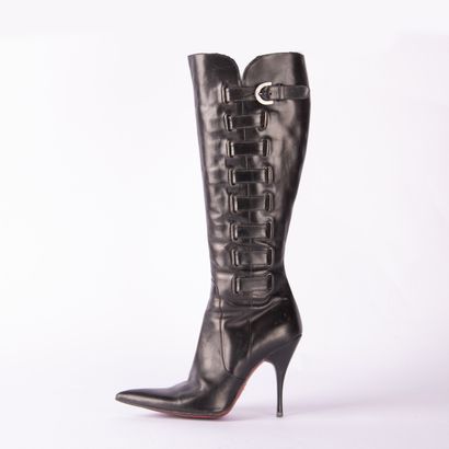 Lot including two pairs of boots and one...