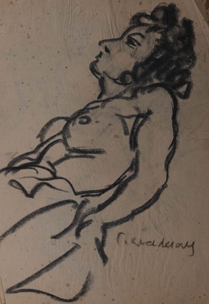 Pierre COMBET-DESCOMBES (1885-1966)
Nu assoupi
Dessin...
