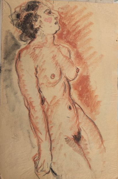 Pierre COMBET-DESCOMBES (1885-1966)
Nu allongé
Dessin...