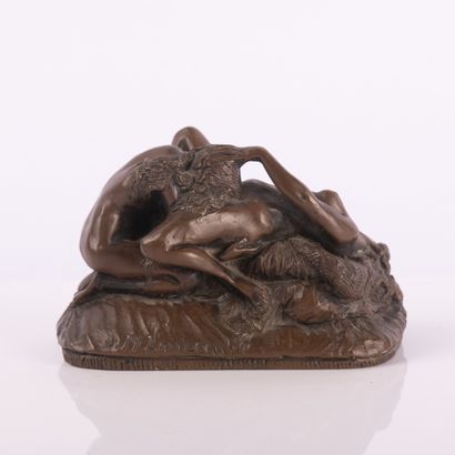 JM LAMBEAUX (XXème siècle)
Les deux amis...