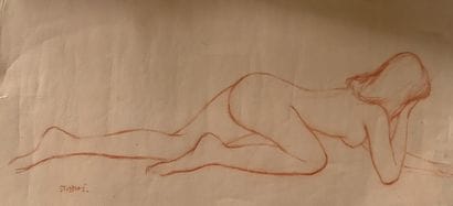 Maurice STOPANNI (1921-2014)
Nu rampant
Dessin...