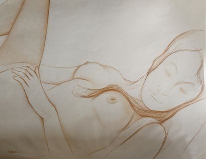 Maurice STOPANNI (1921-2014)
Nu assoupi
Dessin...